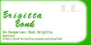 brigitta bonk business card